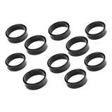 Kit Com 10 Arruela Calco Nylon Polimero Aheadset 10mm Preto