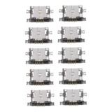 Kit Com 10 Conectores De Carga Para Lenovo K5 / Moto G5