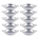 Kit Com 10 Frigideiras Aluminio Pergaminho Panelinha Nº 18