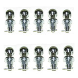 Kit Com 10 Unidades Bola P Engate Cromo 0,50x100mm