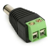 Kit Com 100 Conectores Plug P4 Macho Com Borne Para Cftv