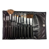 Kit Com 12 Pincéis Para Maquiagem Macrilan Kp1-2e