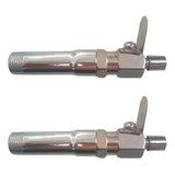 Kit Com 2 Torneiras Tipo Jato Escolar Longa 13cm Marca Lupa