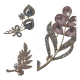 Kit Com 3 Broche Elegante Para Mulheres