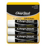 Kit Com 3 Chap Stick Lip Balm Original 4g - Importado Usa