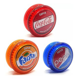 Kit Com 3 Io-io (ioio, Yo-yo) De Rolamento Coca Profissional