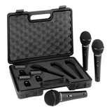 Kit Com 3 Microfones Behringer Xm1800s C/ Case Garantia Nfe