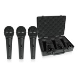 Kit Com 3 Microfones Behringer Xm1800s Garantia 2 Anos