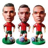 Kit Com 3 Mini Craques De Portugal Soccerwe Kodoto