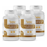 Kit Com 4 - Levedo De Cerveja 90 Comprimidos 1000mg Nataly