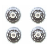 Kit Com 4 Rodas Para Patinete Com 8 Rolamentos Abec-7