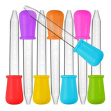 Kit Com 5 Pipetas Conta Gotas Coloridas