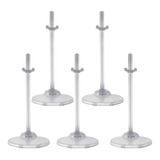 Kit Com 6 Suporte Transparente Pra Boneca Barbie Susi Ken