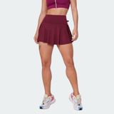 Kit Com 7 Short Saia Tenista Academia Treino Malhar Liso