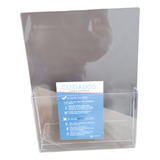 Kit Com 9 Displays Acrílico Porta Folders A5