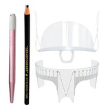 Kit Com Lápis Dermatográfico, Caneta Tebori, Régua, Mascara