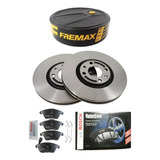 Kit Combo Disco + Pastilha Freio Dianteira Ds4 Ds5 1.6 Thp