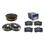 Kit Combo Disco + Pastilha Freio Traseiro C3 C4 307 1.6 2.0