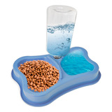 Kit Comedouro Automático Duplo Anti-formiga P/ Cães Gatos 