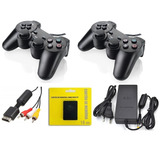 Kit Compativel Fonte Energia Ps2 + Controles Play2 + M.c 16m