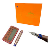 Kit Completo Dermógrafo Original Charmant Rosa + 10 Agulhas
