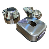 Kit Completo Engate Esfera Tomada Femea Chapa 100mm Rabicho