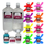 Kit Completo Para Fazer Slime Neon Super Altezza