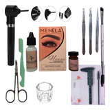 Kit Completo Sobrancelha Rena Menela E Materiais Completo 