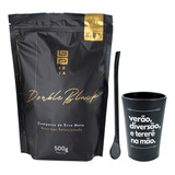 Kit Completo Tereré Black Erva Cuia + Bomba Epox+ Erva 500g 