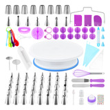 Kit Confeiteiro Completo Bicos De Confeitar 137 Peças