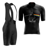 Kit Conjunto Ciclismo Bretelle E Camisa Banda Masculino Mtb