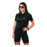 Kit Conjunto Ciclismo Feminino Classic Way Fresh Bermuda Gel