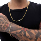 Kit Conjunto Corrente + Pulseira Masculino Moeda Antiga