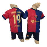 Kit Conjunto Infantil Do Barcelona 2024