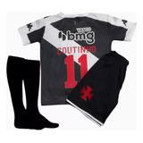 Kit Conjunto Infantil E Juvenil Diversos Times Com Meião