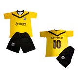 Kit Conjunto Infantil Santos 2025 Neymar Jr