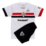 Kit Conjunto Infantil São Paulo Branco 2024