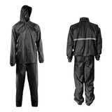 Kit Conjunto Roupa Capa De Chuva Motoqueiro Capuz Moto Gg