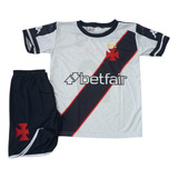Kit Conjunto Uniforme Infantil Vasco + Meião 2023