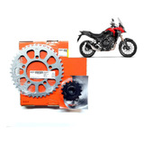 Kit Coroa Pinhão Cb 500x 2019 A 2025 Aço 1045 Vaz