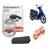 Kit Coroa Pinhao E Corrente Biz 125 2007 2008 Original Cofap