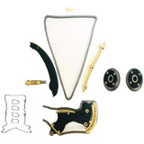 Kit Corrente + Par De Polias Mercedes C200 M271 Kompressor 