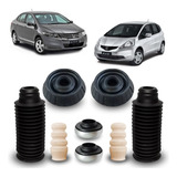 Kit Coxim Batente Amortecedor Dianteiro Honda Fit City Envio Imediato