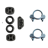 Kit Coxim Escapamento Fiat Uno + Abraçadeira 1 3/4