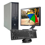 Kit Cpu Hp Core 2 Duo 4gb Ssd 120gb Monitor 17 Teclado Mouse