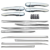 Kit Cromado Maçanetas Frisos Fiat Toro Freedom 2016 Até 2019