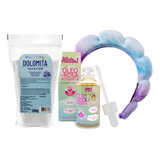 Kit Cuidado Facial Com Faixa + Dolomita + Óleo Rosa Mosqueta
