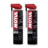 Kit Cuidados Corrente Motul C1 Chain Clean E C2 Chain Lube