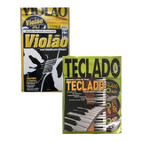 Kit Curso Fácil Violão + Aprenda Arte Tocar Teclado C/ Dvds