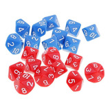 Kit De 20 Dados Poliédricos De 12 Lados Para Jogos De Rpg,
